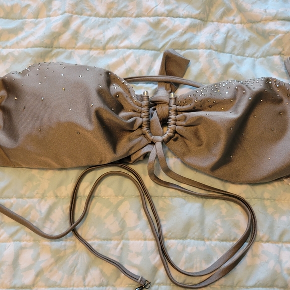 NWT Bellisima Platinum Bikini Bathingsuit W/ Swarovski Elements Size Xtra Large - Picture 4 of 13